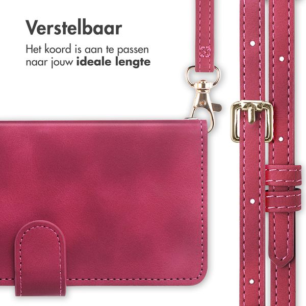 imoshion Bookcase met koord Motorola Moto G77 - Rood