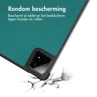 imoshion Trifold Bookcase Xiaomi Pad 7 / 7 Pro - Donkergroen
