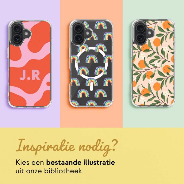 Ontwerp je eigen MagSafe Clear Case Apple iPhone 16 - Transparant