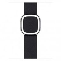 Apple Leather Band Modern Buckle Apple Watch Series 1 t/m 9 / SE (38/40/41 mm) | Series 10 (42 mm) - Maat L -Ink