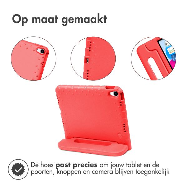 imoshion Kidsproof Backcover met handvat iPad 11 (2025) 11 inch / iPad 10 (2022) 10.9 inch - Rood