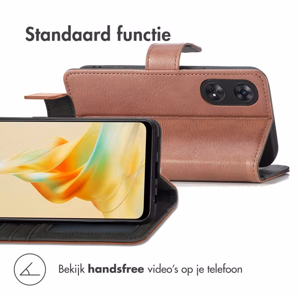 imoshion Luxe Bookcase Oppo Reno 8 T (4G) - Bruin