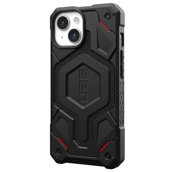 UAG Monarch Pro Backcover Apple iPhone 15 - Kevlar Black