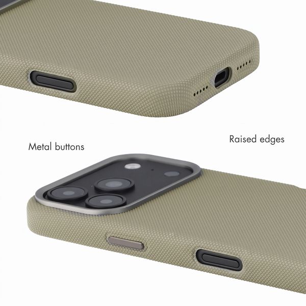 Accezz Mesh Back Cover with MagSafe Apple iPhone 17 Pro - Dark Grey