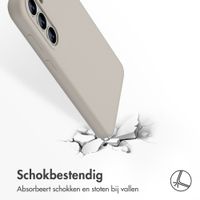 Accezz Liquid Silicone Backcover met MagSafe Samsung Galaxy S26 Plus - Stone