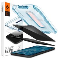 Spigen GLAStR Privacy Screenprotector + Applicator iPhone 12 (Pro)