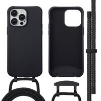 imoshion Color Backcover met afneembaar koord MagSafe Apple iPhone 14 Pro Max - Zwart