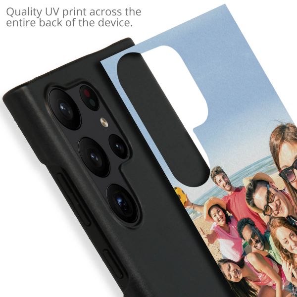 Ontwerp je eigen hardcase hoesje Samsung Galaxy S23 Ultra - Zwart
