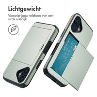 imoshion Backcover met pasjeshouder iPhone 16 - Groen