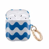 Selencia Vivid Case Apple AirPods 1 / 2 - Wave Vibes Classic Blue