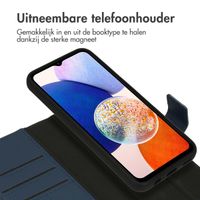 Accezz Premium Leather 2 in 1 Wallet Bookcase Samsung Galaxy A14 (5G/4G) - Donkerblauw