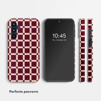 Selencia Vivid Backcover Samsung Galaxy A16 - Check This Burgundy