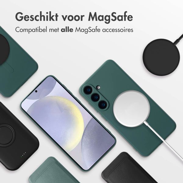 imoshion Color Backcover met MagSafe Samsung Galaxy S25 Plus - Donkergroen