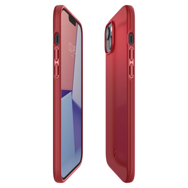 Spigen Thin Fit Backcover iPhone 14 Plus - Rood