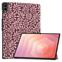 imoshion Design Trifold Bookcase Samsung Galaxy Tab S11 Ultra - Bloom Love Blush