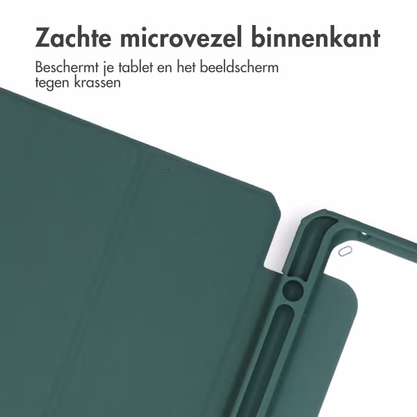 imoshion Trifold Hardcase Bookcase Apple iPad Pro 12.9 (2018/2020/2021/2022) - Groen