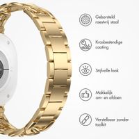 Selencia Chain bandje Samsung Galaxy Watch 9 (40/44mm) / Watch 8 (40/44mm) / Classic (46mm) - Goud