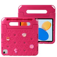 imoshion Kidsproof Tablet Case with Detachable Dolls Apple iPad 11 (2025) 11 inch A16 / iPad 10 (2022) 10.9 inch - Pink