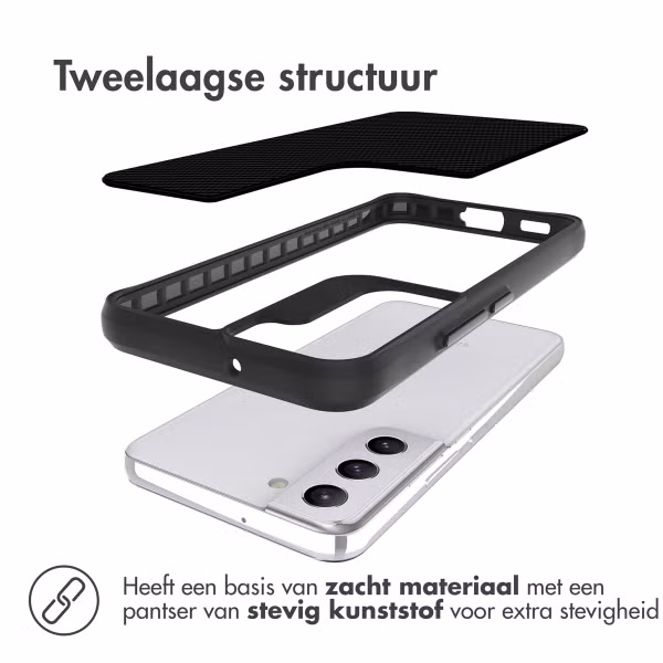 imoshion Rugged Hybrid Case Samsung Galaxy S22 Plus - Zwart