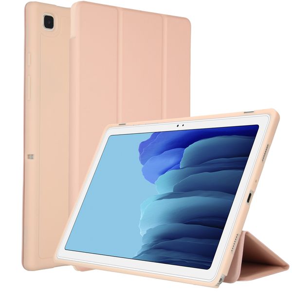 Accezz Smart Silicone Bookcase Samsung Galaxy Tab A7 - Rosé Goud