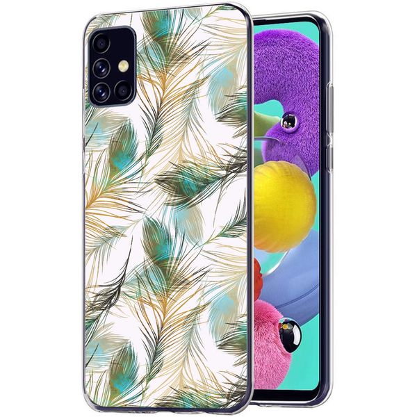 imoshion Design hoesje Samsung Galaxy A51 - Pauw / Groen