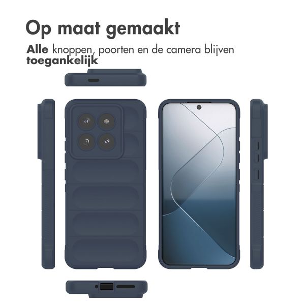 imoshion EasyGrip Backcover Xiaomi 14 Pro - Donkerblauw