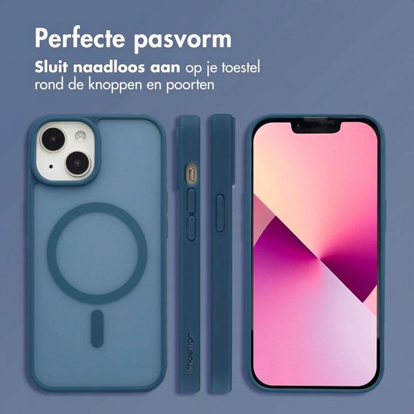 imoshion Color Guard Backcover met MagSafe Apple iPhone 14 / 13 - Donkerblauw