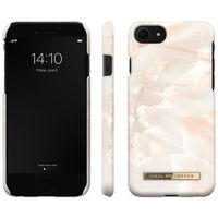 iDeal of Sweden Fashion Backcover iPhone SE (2022 / 2020) / 8 / 7 / 6(s) - Rose Pearl Marble