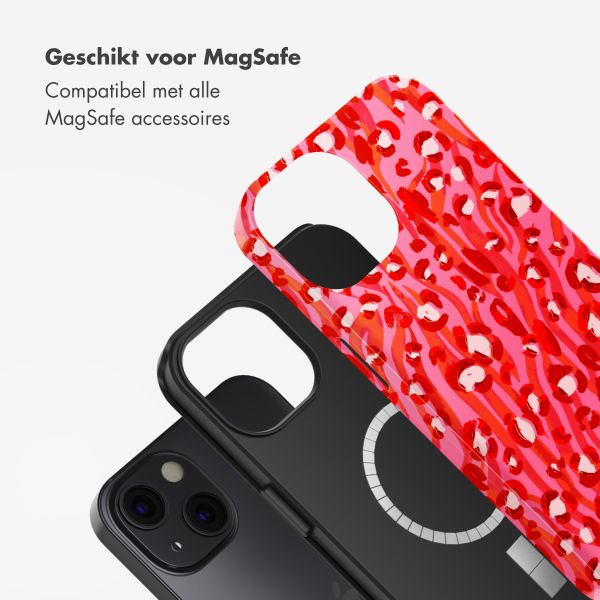 Selencia Vivid Tough Backcover met MagSafe iPhone 13 - Wild Spots Lipstick