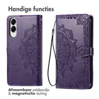 imoshion Mandala Bookcase Samsung Galaxy S25 Edge - Paars