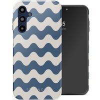 Selencia Vivid Tough Backcover Samsung Galaxy A16 - Wave Vibes Classic Blue