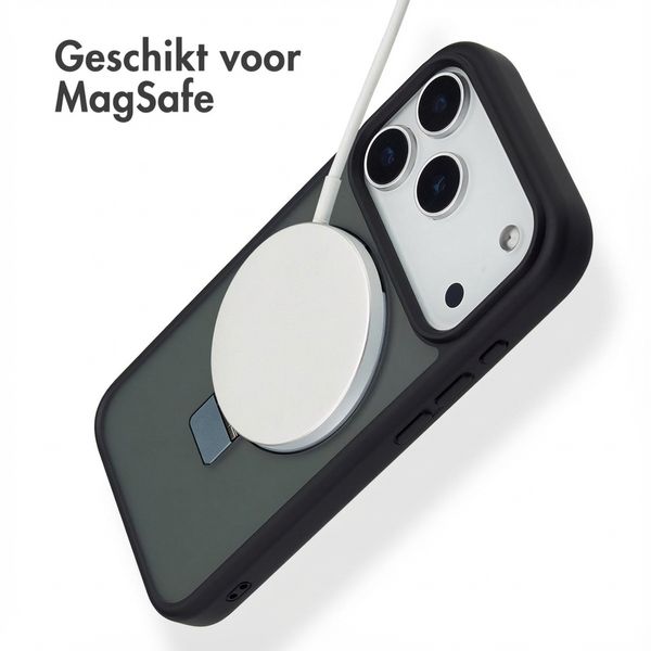 Accezz Ring Stand Backcover met MagSafe Apple iPhone 17 Pro Max - Zwart