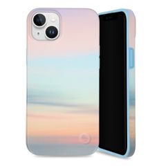 Selencia Aurora Fashion Backcover iPhone 15 Plus - Duurzaam hoesje - 100% gerecycled - Sky Sunset Multicolor