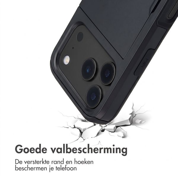 imoshion Backcover met pasjeshouder Apple iPhone 18 Pro / 17 Pro - Zwart