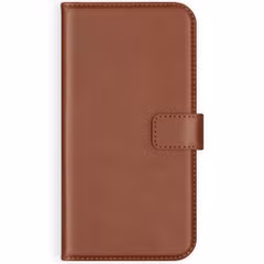 Selencia Echt Leren Bookcase iPhone 11 Pro Max - Lichtbruin