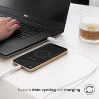 Accezz Lightning naar USB-C kabel iPhone 14 Plus - MFi certificering - 2 meter - Wit