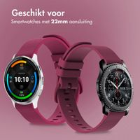 imoshion Siliconen sportbandje met gesp - Universeel 22 mm aansluiting - Fuchsia