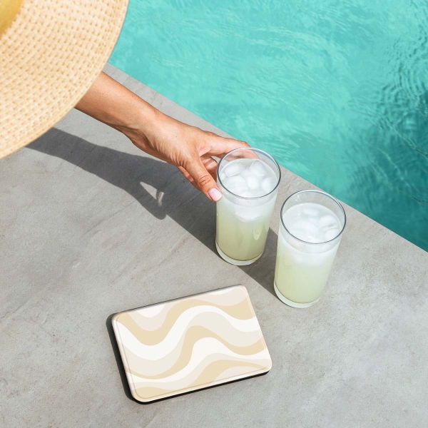 Selencia Vivid Bookcase Kobo Clara Colour / Clara BW - Desert Waves Beige