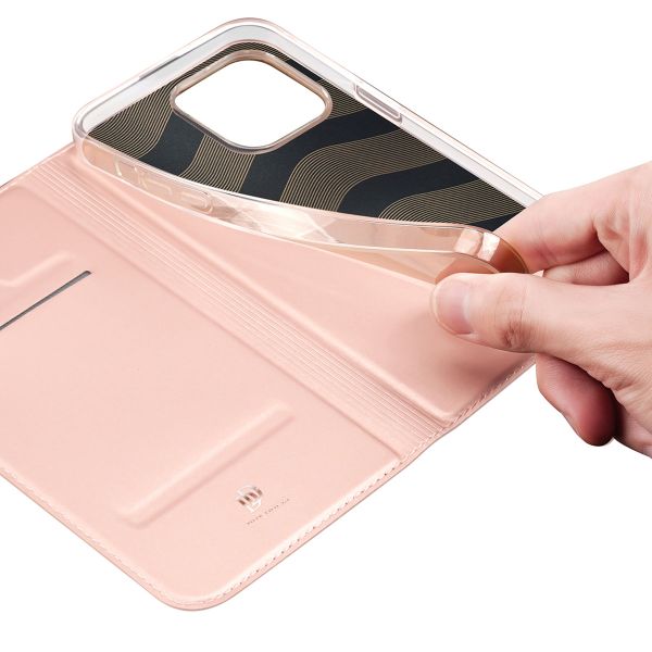 Dux Ducis Slim Softcase Bookcase iPhone 14 Pro - Rosé Goud