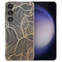 imoshion Design hoesje Samsung Galaxy S24 Plus - Golden Leaves