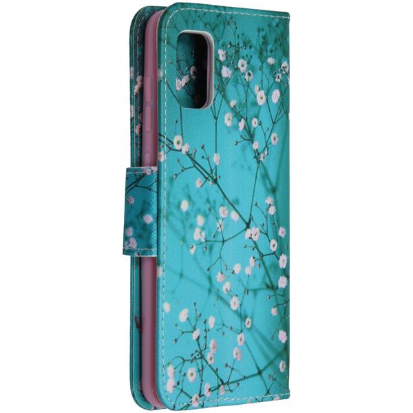 Design Softcase Bookcase Samsung Galaxy A31 - Bloessem