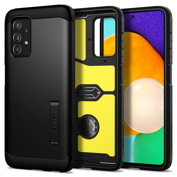 Spigen Tough Armor Backcover Samsung Galaxy A52(s) (5G/4G) - Zwart