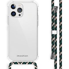 imoshion Backcover met koord Apple iPhone 13 Pro - Green Multi Color