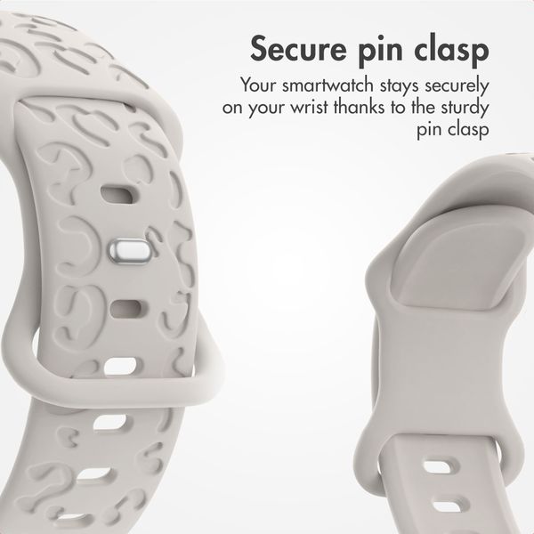 imoshion Silicone Band Leopard Print Apple Watch | 38/40/41/42 mm - Starlight