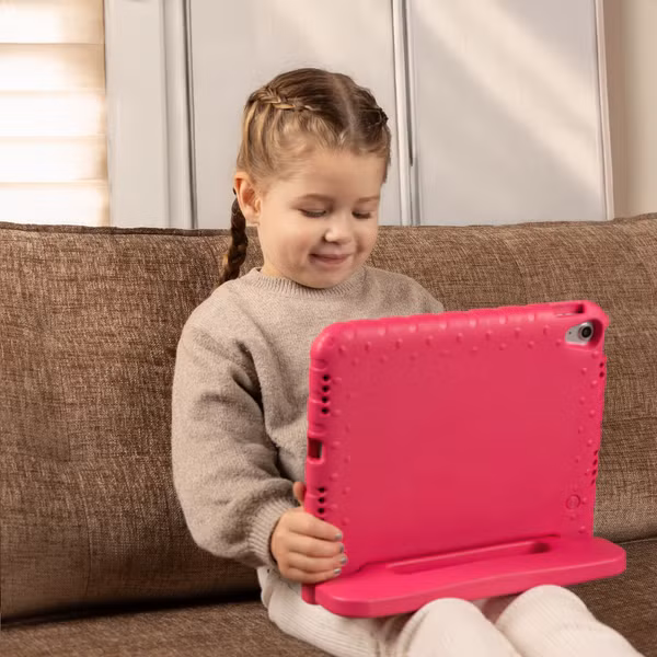 imoshion Kidsproof Backcover met handvat Apple iPad Mini 7 (2024) / iPad Mini 6 (2021) - Roze