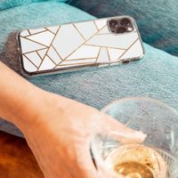 imoshion Design hoesje Samsung Galaxy S10 - Grafisch Koper / Wit