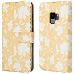 imoshion Design Bookcase Samsung Galaxy S9 - Yellow Flowers