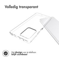 Accezz Clear Backcover Xiaomi Redmi Note 12 Pro Plus - Transparant