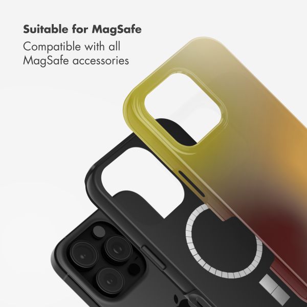 Selencia Vivid Back Cover with MagSafe Apple iPhone 16 Pro - Gradient Olive Dust