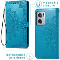 imoshion Mandala Bookcase OnePlus Nord CE 2 5G - Turquoise